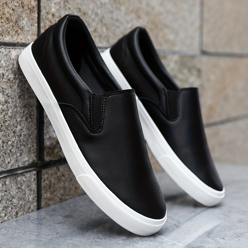 slip skateboard shoes plus size men s solid colour comfy non details 3