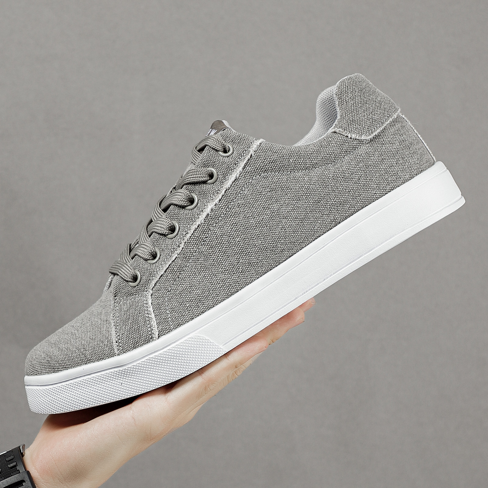 canvas skate shoes men s trendy wear resistant non slip details 3