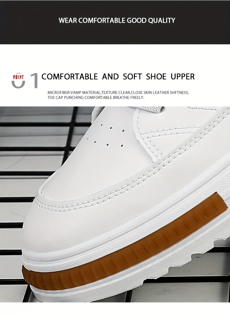 skate shoes   men s trendy solid comfy non slip casual details 4