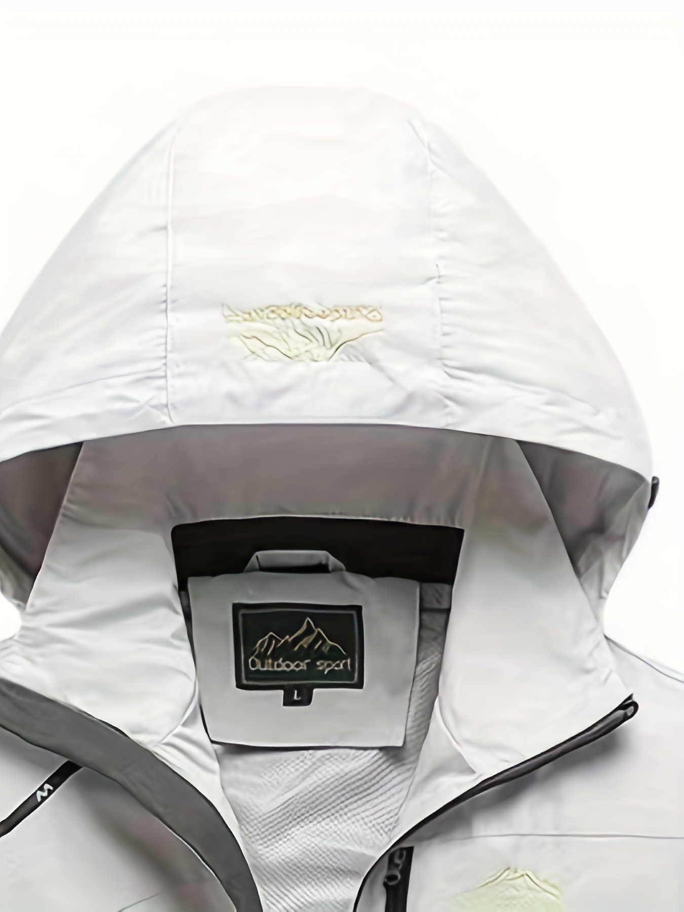 mens waterproof rain jacket lightweight raincoat windbreaker with hood for hiking travel outdoor details 2