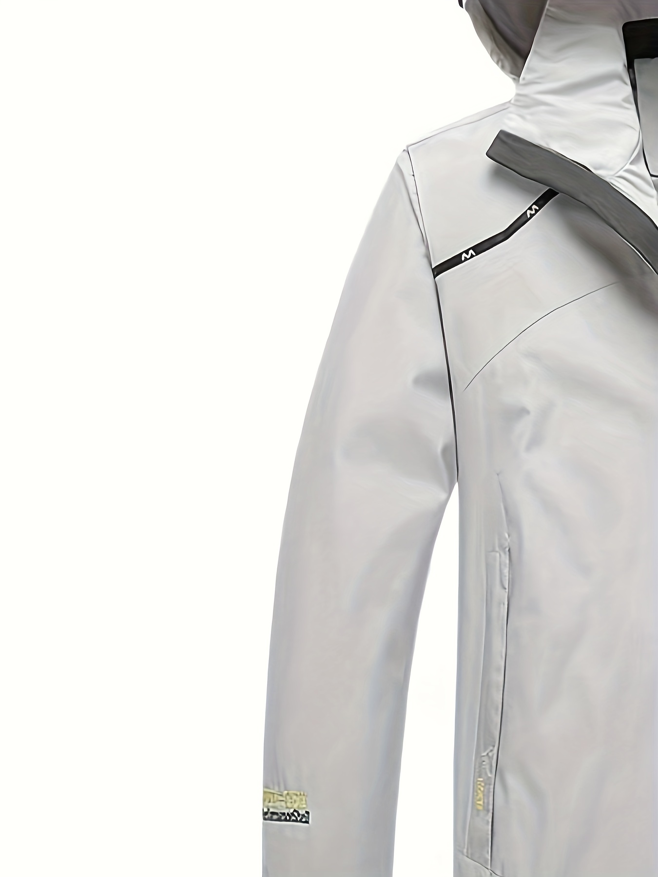 mens waterproof rain jacket lightweight raincoat windbreaker with hood for hiking travel outdoor details 3