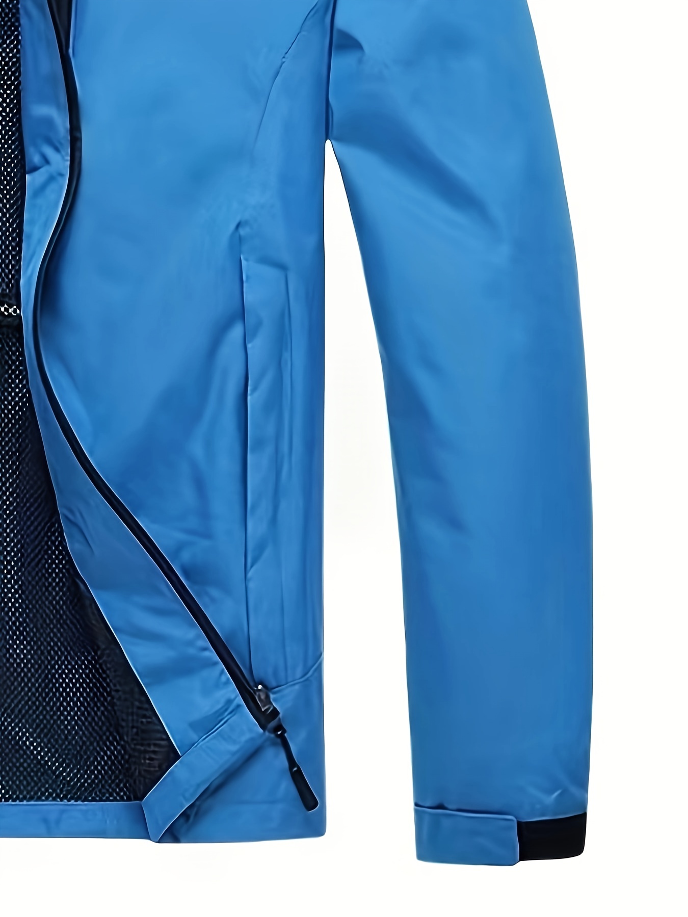 mens waterproof rain jacket lightweight raincoat windbreaker with hood for hiking travel outdoor details 17