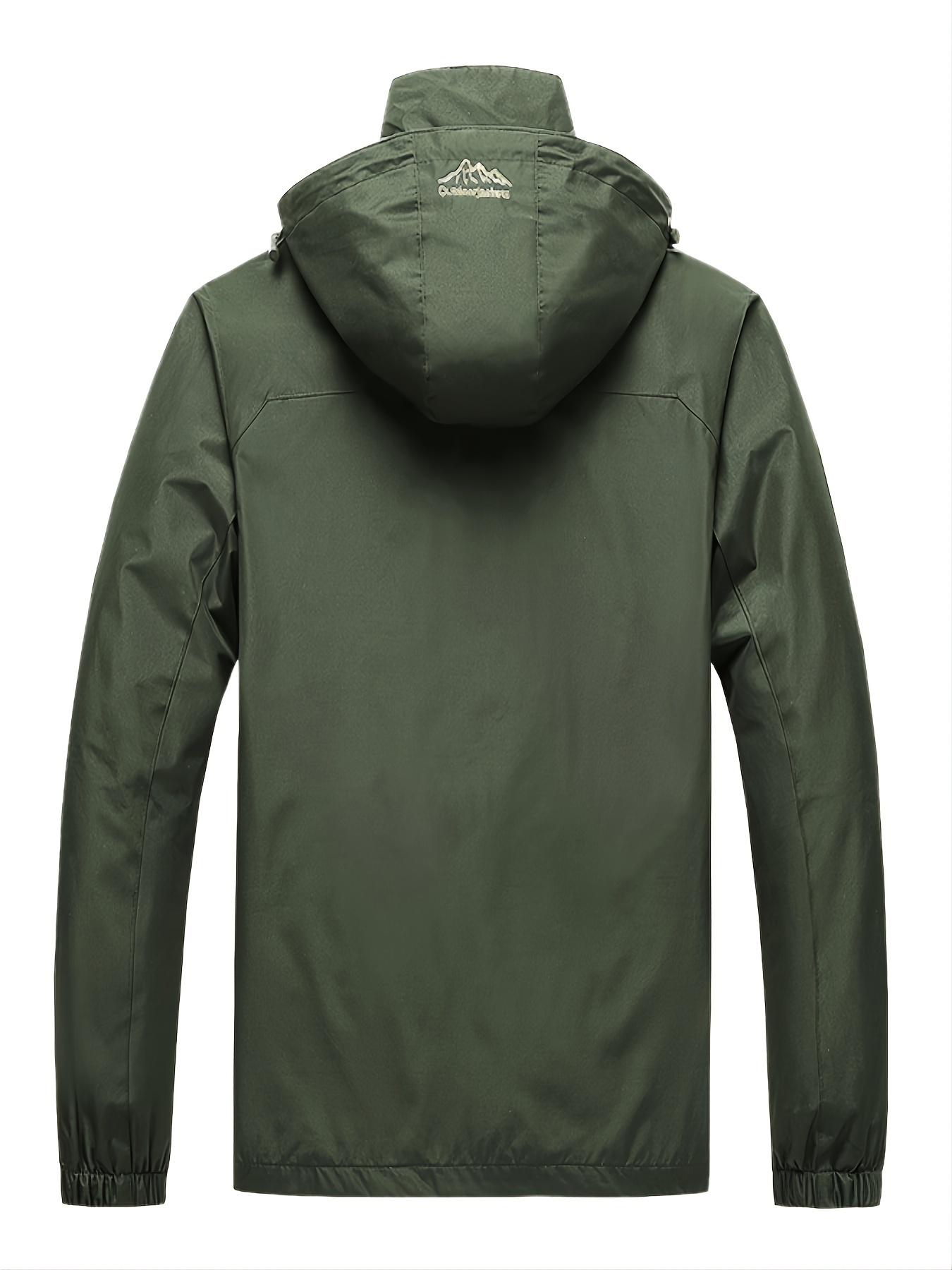 mens waterproof rain jacket lightweight raincoat windbreaker with hood for hiking travel outdoor details 20