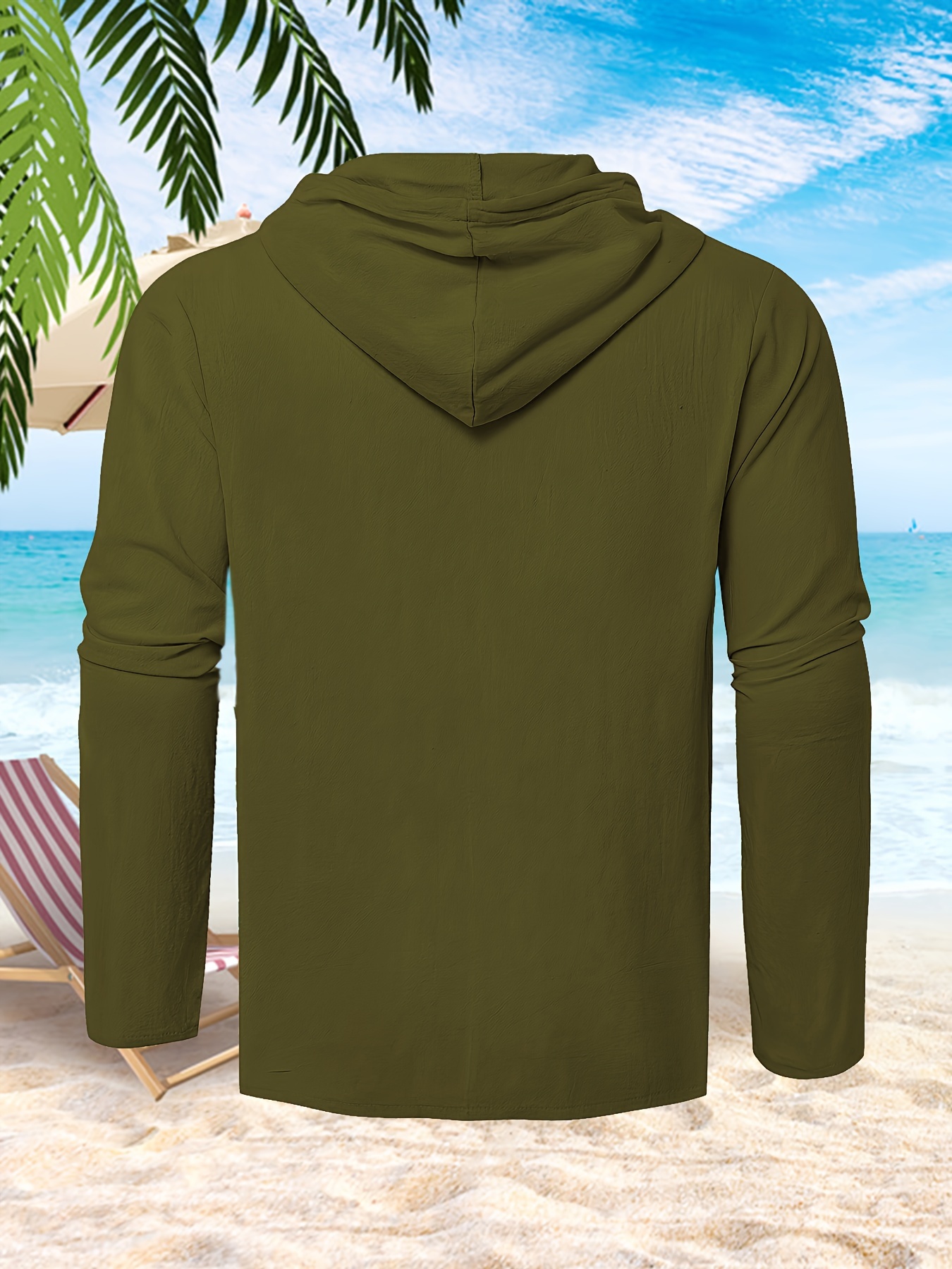 mens casual button up hooded shirt chic hoodie hawaiian shirt details 21
